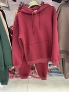  Nowy komplet dresowy damski kolor bordowy rozmiar L 