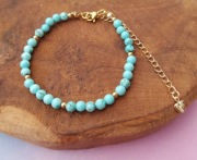 Bransoletka kamienie naturalne turkus