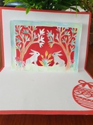 Kartka świąteczna,wielkanocna, pop up, hand made