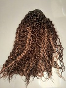 Nowa peruka + opaska przypominająca ludzkie włosy 