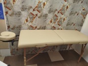 Łóżko rozkładane do masażu