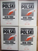 NAJNOWSZA HISTORIA POLSKI _  ANDRZEJ ALBERT / tom 1-4 komplet
