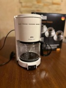 Ekspres do kawy Braun KF47/1 WH – przelewowy 1000W | 10 filiżanek |