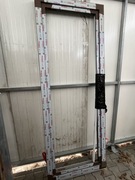 Okno balkonowe 860x2300 Turner Oak Toffee – 3-szybowe, NEO 76