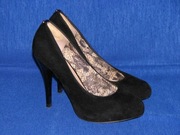 *CENTRO* śliczne buty szpilki zamsz 36