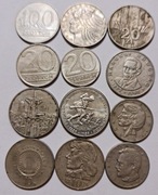 Zestaw monet obiegowych PRL