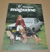 1977 Mitsubishi Magazine Sapporo Sales Brochure Prospekt