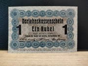 1 Rubel 1918 r. OBER OST - Poznań, Seria W
