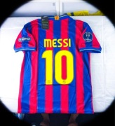 (M) Lionel Messi 10 Barcelona 2009/2010 Liga Mistrzów UEFA Nowa Koszulka