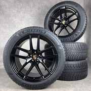 Porsche Macan – oryginalne koła zimowe 20″ czarne | Michelin Pilot Alpin 5