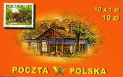 Zeszycik znaczkowy Dworki polskie (10 x 3625 Dwór w Krzesławicach) - PP