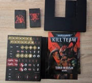 KILL TEAM TERROR ON DEVLAN DOSSIER (ENGLISH) + karty i tokeny 
