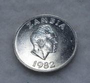 Zambia Republika 5 ngwee 1982 KM# 11 Kwiat Ipomoea corymbosa