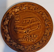 Talerz kolekcjonerski Fiat 126p