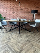 stół dębowy owal 200x100 unikatowa krawędź producent dostępny od ręki