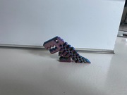 Zabawka dinozaur flexi zrobiony na drukarce 3d