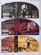 3 etykiety z browaru Ursa Maior Uherce Mineralne Bieszczady 