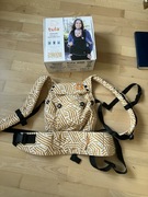 Nosidło Tula Explore Sunset Stripes, jak nowe, z kapturem i pudełkiem