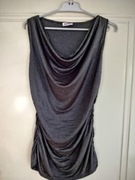 Błyszcząca bluzka Orsay bez rękawów 