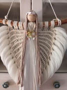 Anioł Stróż, makrama 40cm cm x 60 cm