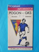 Pogoń Szczecin - GKS Katowice 07.08.1985