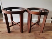 Włoskie stoliki, pufki, taborety, 2 szt-komplet