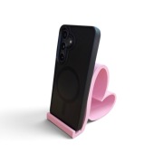 Różowy stojak na telefon w kształcie serca – prezent dla niej