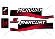Naklejka na silnik zaburtowy MERCURY 15