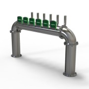 KOLUMNA CORTA U6 S korpus stalowy PIWA nalewak