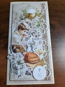 Kartka komunijna dla chłopca _ hand made