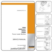 CASE 580N 580SN 590SN Service Manual Instrukcja serwisowa naprawcza silnika