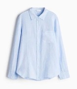 Zestaw: H&M Premium Selection dwie lniane koszule roz. M/38 / 100% LEN