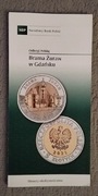 Folder do monety 5 złotych Brama Żuraw w Gdańsku 