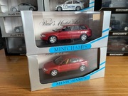 1/43 MINICHAMPS - ZESTAW DWÓCH MODELI AUDI A4 B5 CZERWONY