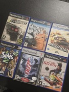 Zestaw gier na ps2/ NFS, Battlefield, James bond