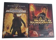 Filmy DVD Skarb Narodów & Skarb Narodów 2 Księga Tajemnic Komplet