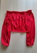 Bluzka hiszpanka czerwona rozmiar S/M