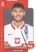Jakub MODER autograf! Oficjalna karta PZPN POLSKA 