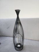 Nowy lampion metalowy home and czarny bundlis