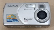 Aparat cyfrowy Samsung Digimax 202, uruchamia się, nietestowany