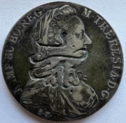 Talar Maria Teresa 1780. 3/4 uncji Ag 999. Jemeńska kontrasygnatura