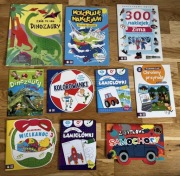 Zestaw kolorowanek i łamigłówek dla chłopca 10 szt