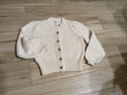 Kardigan sweter rozpinany kremowy Unique Only 