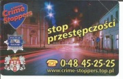 nr 614 Radom - stop przestępczości doklejony narożnik