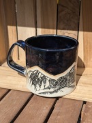 Kubek handmade | ceramika | góry  | zorza