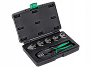 Szczypce do zaciskania z wymiennymi szczękami 6kpl szczęk STALCO S011877004