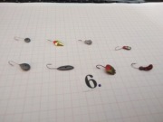 Mormyszki - zestaw 8 szt.