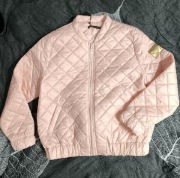 Bomberka  KURTKA PIKOWANA ZAPINANA RÓŻOWA 46
