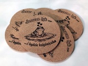 6x podkładka pod piwo / Jeszcze łyk ... i będzie księżniczka / żaba