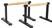 UCHWYTY DO POMPEK paraletki PODPÓRKI do DIPÓW DREWNIANE do ćwiczeń PORĘCZE